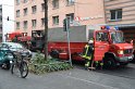 Stadtbus fing Feuer Koeln Muelheim Frankfurterstr Wiener Platz P328